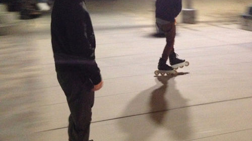 Skating at Night