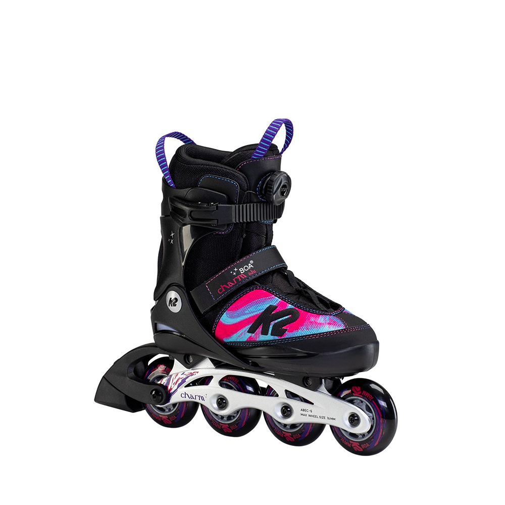 The K2 Charm Boa junior inline skate.