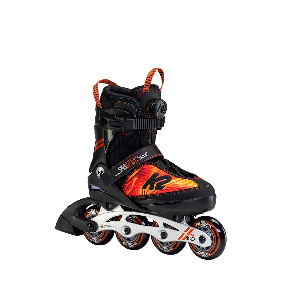 The K2 Sk8 Hero Boa junior inline skate.
