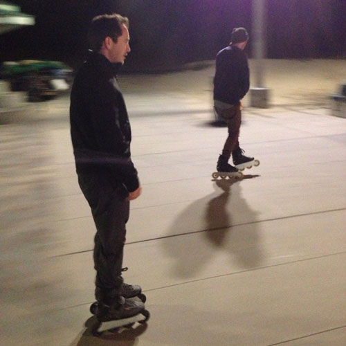 Skating at Night